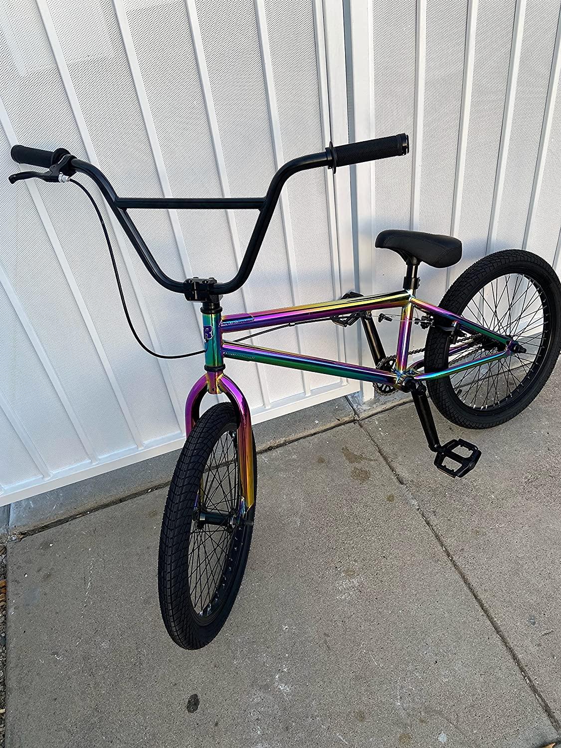 Pro 20" Complete BMX Bicycle W/ 3 Piece Crank, Pegs Included, Oil Slick