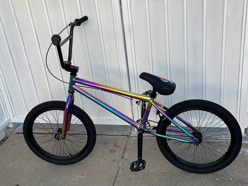 Pro 20" Complete BMX Bicycle W/ 3 Piece Crank, Pegs Included, Oil Slick