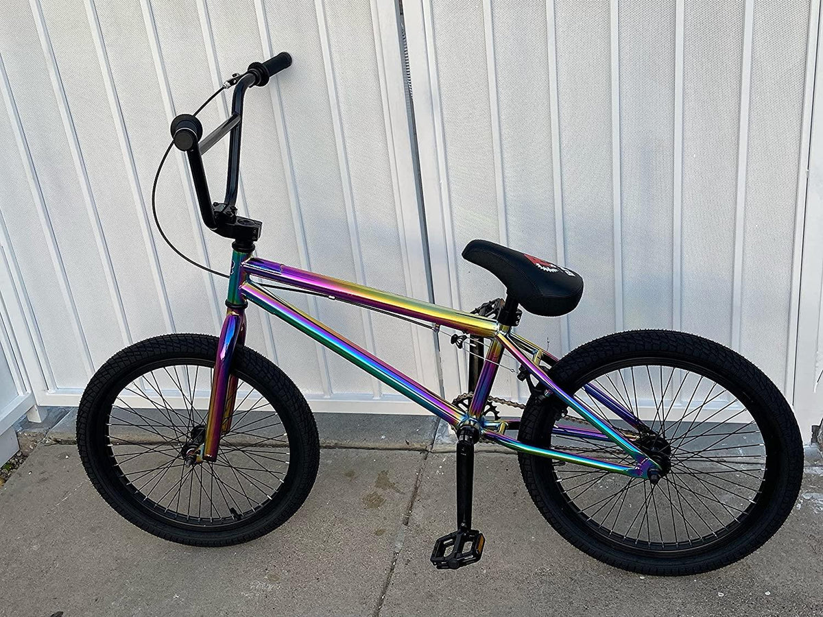 Pro 20" Complete BMX Bicycle W/ 3 Piece Crank, Pegs Included, Oil Slick