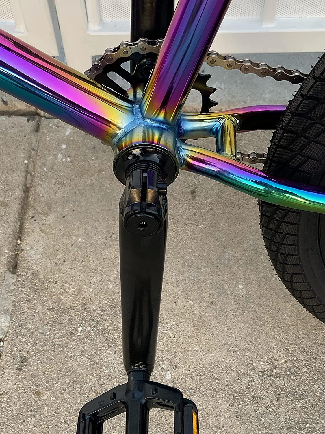 Pro 20" Complete BMX Bicycle W/ 3 Piece Crank, Pegs Included, Oil Slick