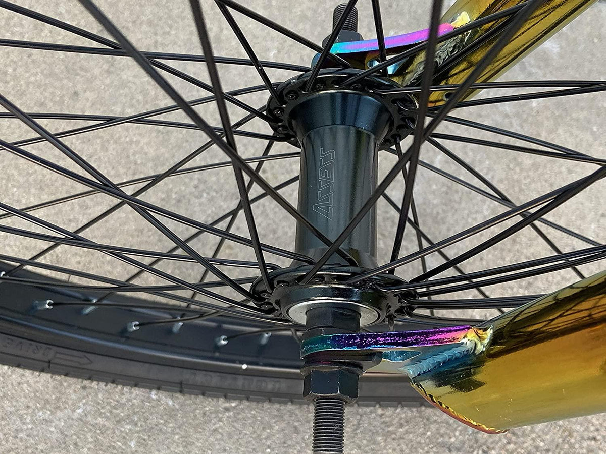 Pro 20" Complete BMX Bicycle W/ 3 Piece Crank, Pegs Included, Oil Slick