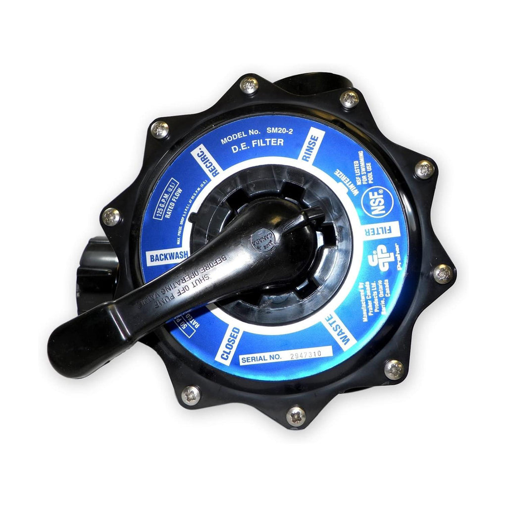 zodiac 2 inch side mount multi port valve replacement kit for jandy d.e. filter
