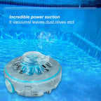cordless automatic swimming pool cleaner robot ipx8 strong suction to 430+sq ft