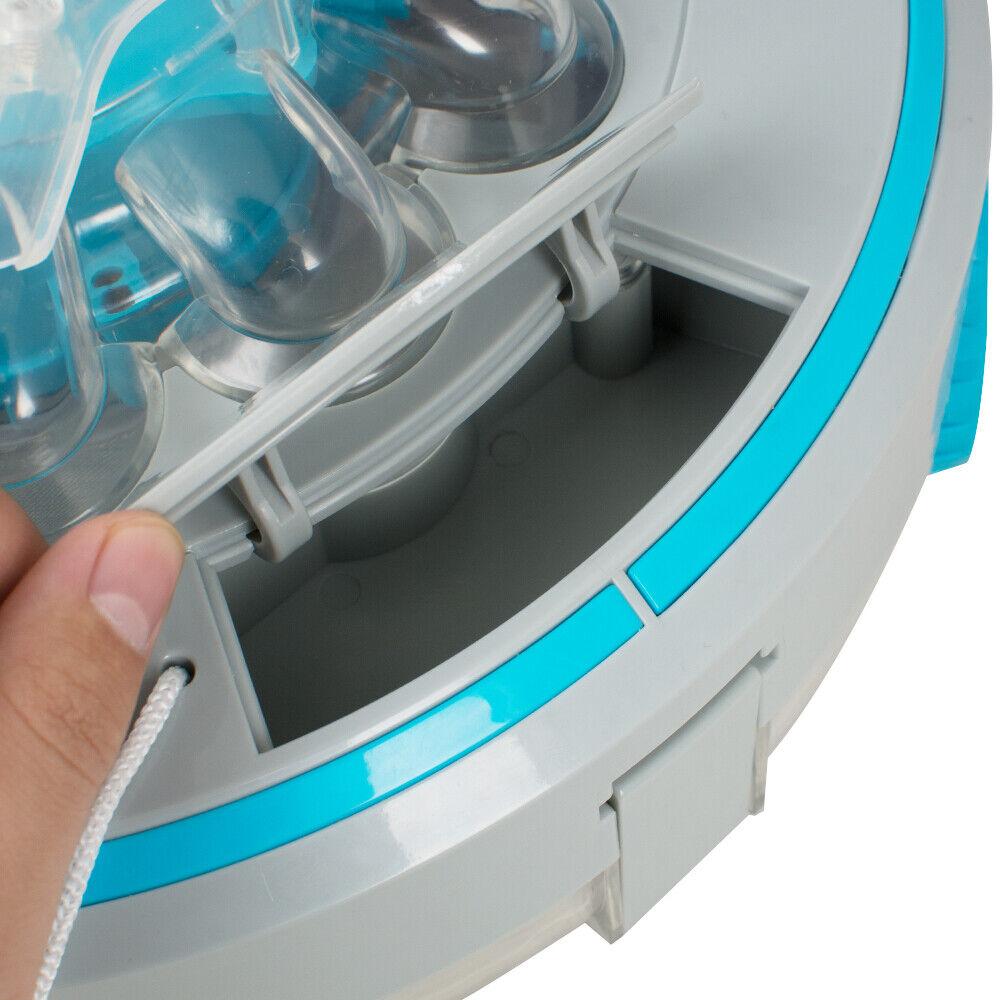 cordless automatic swimming pool cleaner robot ipx8 strong suction to 430+sq ft