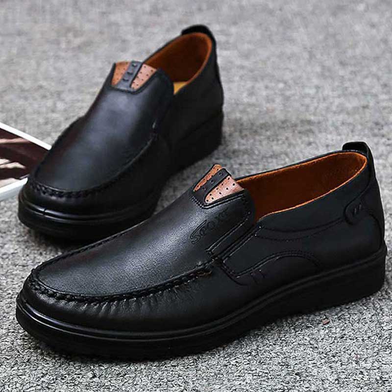 Casual Business Soft Leather Loafers