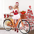 AUSPUM 26-Inch Cruiser Bike,Comfort Bikes,bikes for women,Arrivals Single Speed Bicycle for Women,Load capacity220lb,Orange