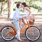 AUSPUM 26-Inch Cruiser Bike,Comfort Bikes,bikes for women,Arrivals Single Speed Bicycle for Women,Load capacity220lb,Orange