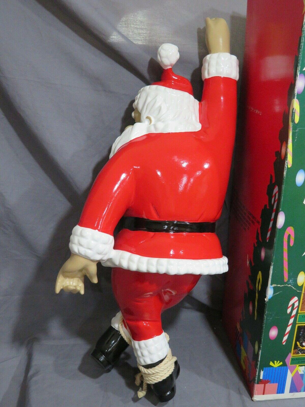 1997 Barcana 25 SANTA ON A ROPE Christmas Fiberglass Mold Indoor Outdoor Decor