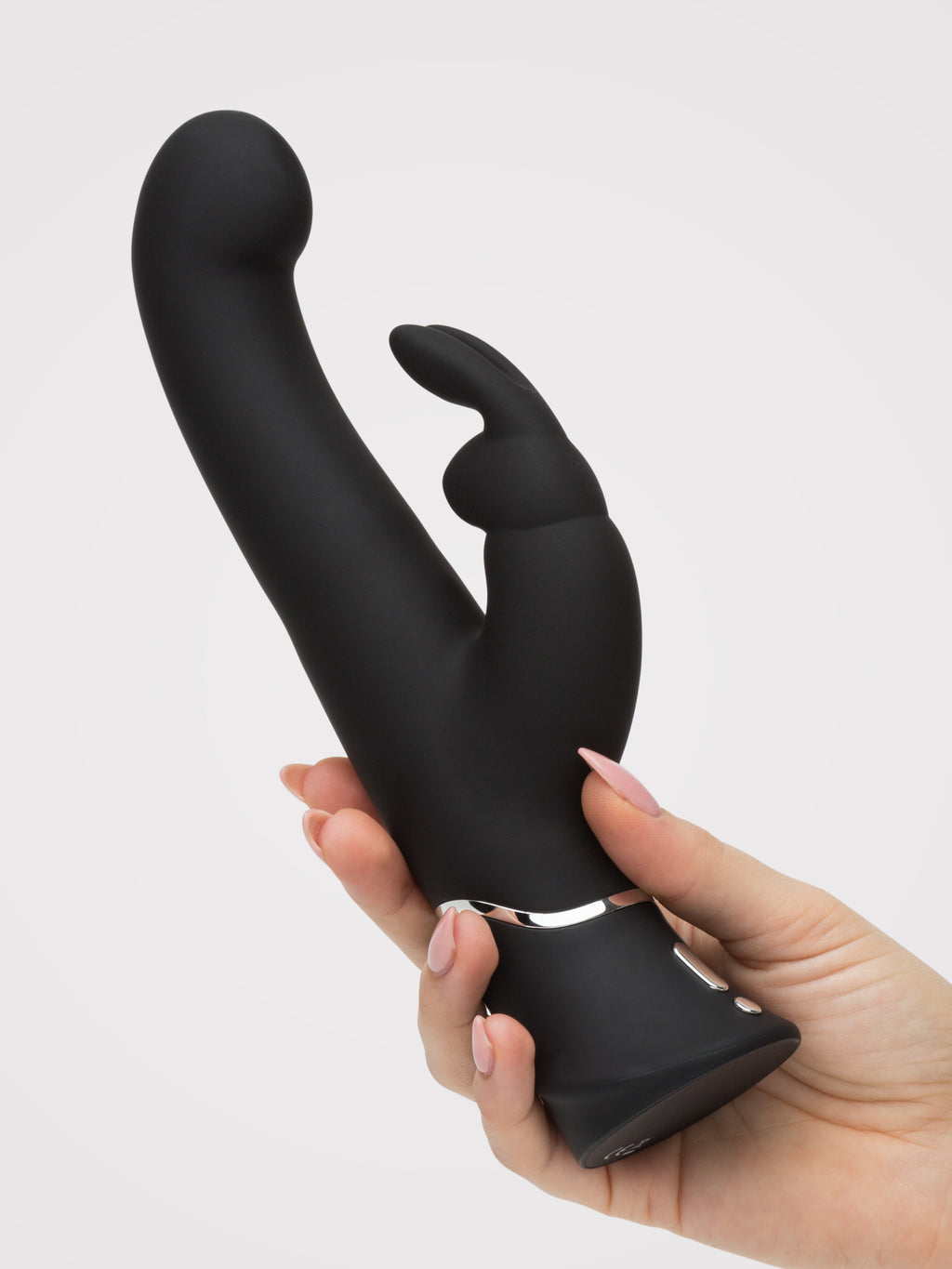 Happy Rabbit G-Spot Stroker Rechargeable Rabbit Vibrator, Black