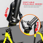 Beston Sports Light Weight Folding Electric Bike for Adult Electric Scooter with Seat for Adult EBike Mini Bicycles Electric Moped for Adult Commuter