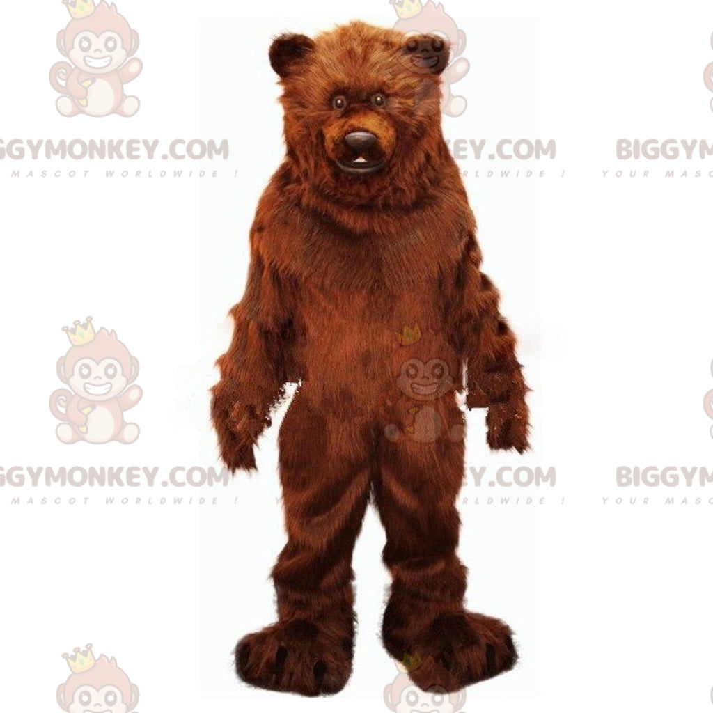 BIGGYMONKEYBig Brown Furry Awesome Bear Mascot Costume