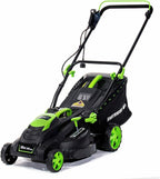 Earthwise 51519 19-Inch 13-Amp Corded Electric Lawn Mower, Black