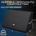 DX411B 41" x 18" Heavy Duty Steel  Toolbox (steel, black)