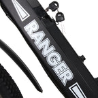 ranger 26" Electric Bike,Bicycle with 6 speed gear 50Nm/350W Powerful Motor 36V/10A Battery Power Ride In Snow, Ice, Rain, Beach and Terrain - Black