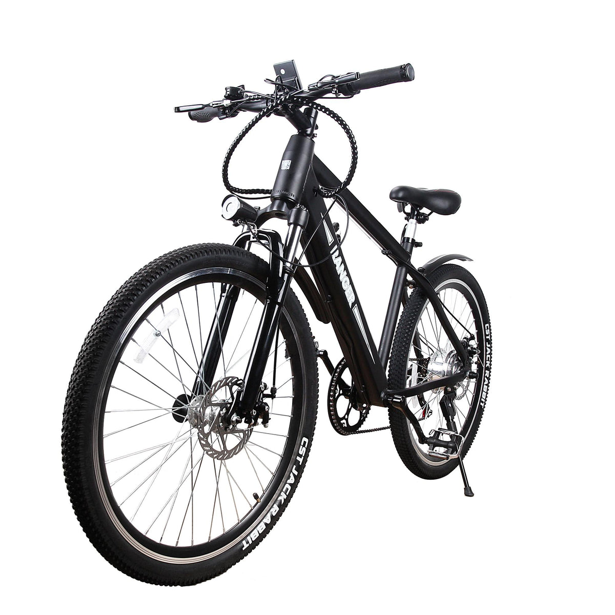 ranger 26" Electric Bike,Bicycle with 6 speed gear 50Nm/350W Powerful Motor 36V/10A Battery Power Ride In Snow, Ice, Rain, Beach and Terrain - Black