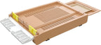 apimaye premium screened bottom board with built in pollen trap and pollen drawer, entrance reducers and ventilation system for moisture control multipack (3)