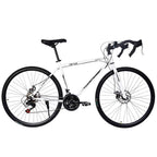 snorda Begasso s Aluminum Full Suspension Road Bicycle 21 Speed Disc Brake, 700C