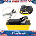 Air Powered Hydraulic Foot Pedal Pump 10000PSI Adjustable Release Pressure 2.3L