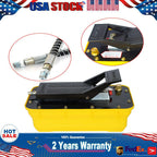 Air Powered Hydraulic Foot Pedal Pump 10000PSI Adjustable Release Pressure 2.3L