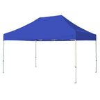 Tuff Tent 10 ft. x 15 ft. White Frame Instant Pop Up Tent with Blue Cover