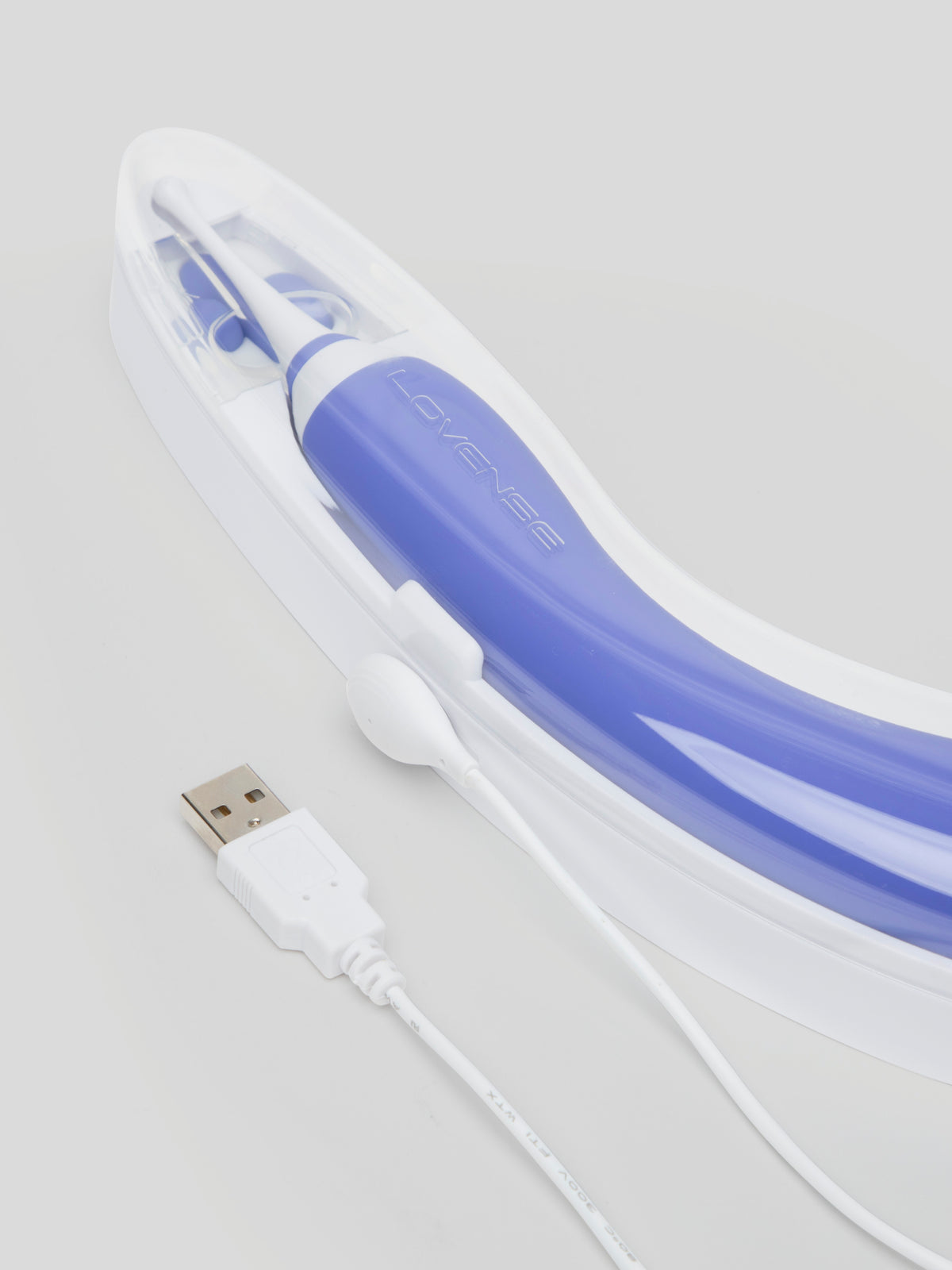 Lovense Hyphy App-Controlled Dual-End High-Frequency Clitoral Vibrator, Purple