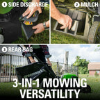 Greenworks 40v 20in Cordless Brushless Push Mower 2516302 w/Quik Charger & 4.0ah