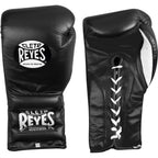 Cleto Reyes Traditional Lace Up Training Boxing Gloves - 14 oz - Black