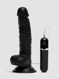 Lifelike Lover Classic Realistic Dildo Vibrator 8 Inch, Black | Black