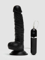 Lifelike Lover Classic Realistic Dildo Vibrator 8 Inch, Black | Black