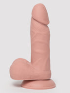 Lovehoney Quick Six Realistic 6-Inch Silicone Suction Cup Dildo with Balls, Flesh Pink