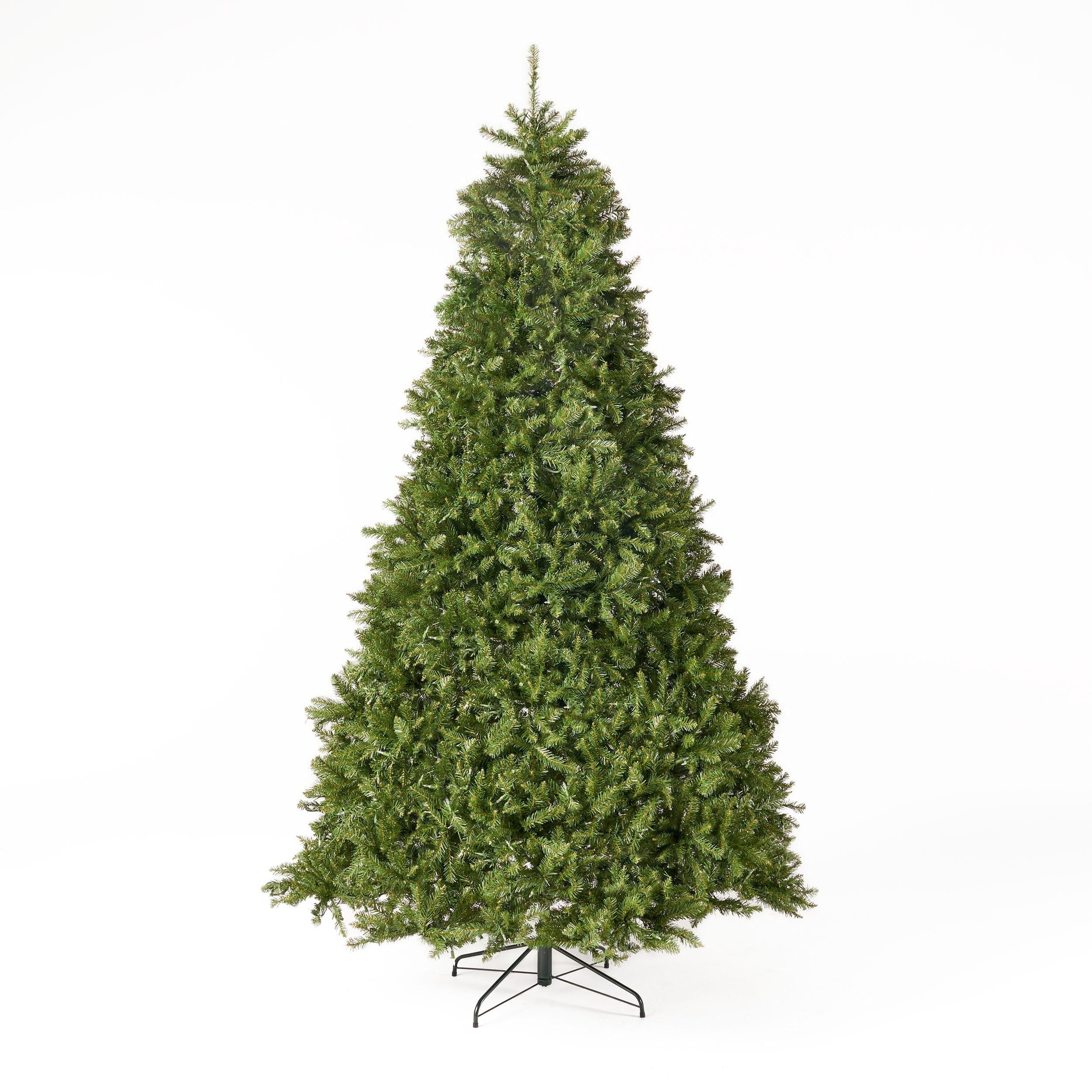 Noble House 9 Foot Artificial Fraser Fir LED Christmas Tree, Green/Clear LED