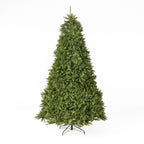 Noble House 9 Foot Artificial Fraser Fir LED Christmas Tree, Green/Clear LED