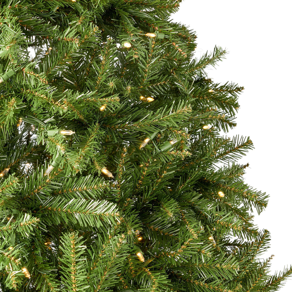 Noble House 9 Foot Artificial Fraser Fir LED Christmas Tree, Green/Clear LED