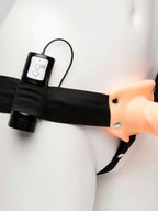 Lovehoney Perfect Partner Vibrating Strap-On 6 Inch, Flesh Pink | Flesh Pink
