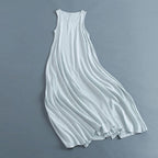 babakud linen loose summer sleeveless dress