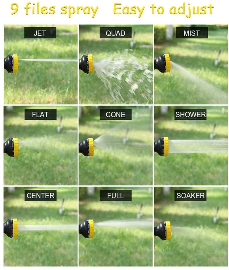 ZHJING Hose Spray Gun Garden Hose Nozzles High Pressure Water Gun 1/2" Water Pipe Watering (Size : Water Pipe+30m Suit)