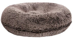 BESSIE AND BARNIE Signature Frosted Willow Luxury Shag Extra Plush  Fur Bagel Pet/Dog Bed