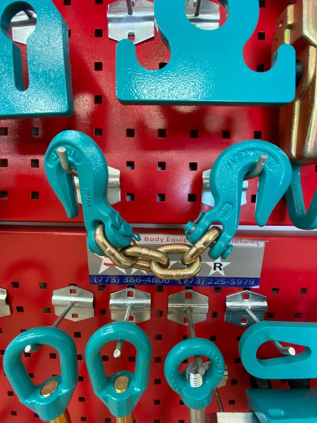 SET#72 - 25 PIECE HEAVY DUTY AUTO BODY FRAME MACHINE PULLING TOOLS AND CLAMPS