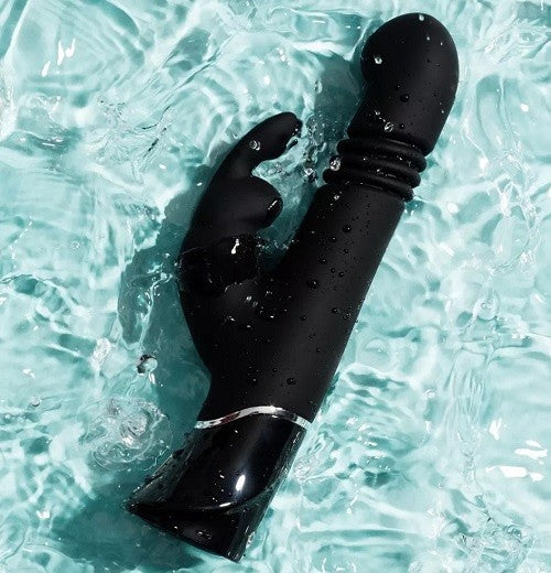 Fifty Shades of Grey Greedy Girl Thrusting Rabbit Vibrator, Black