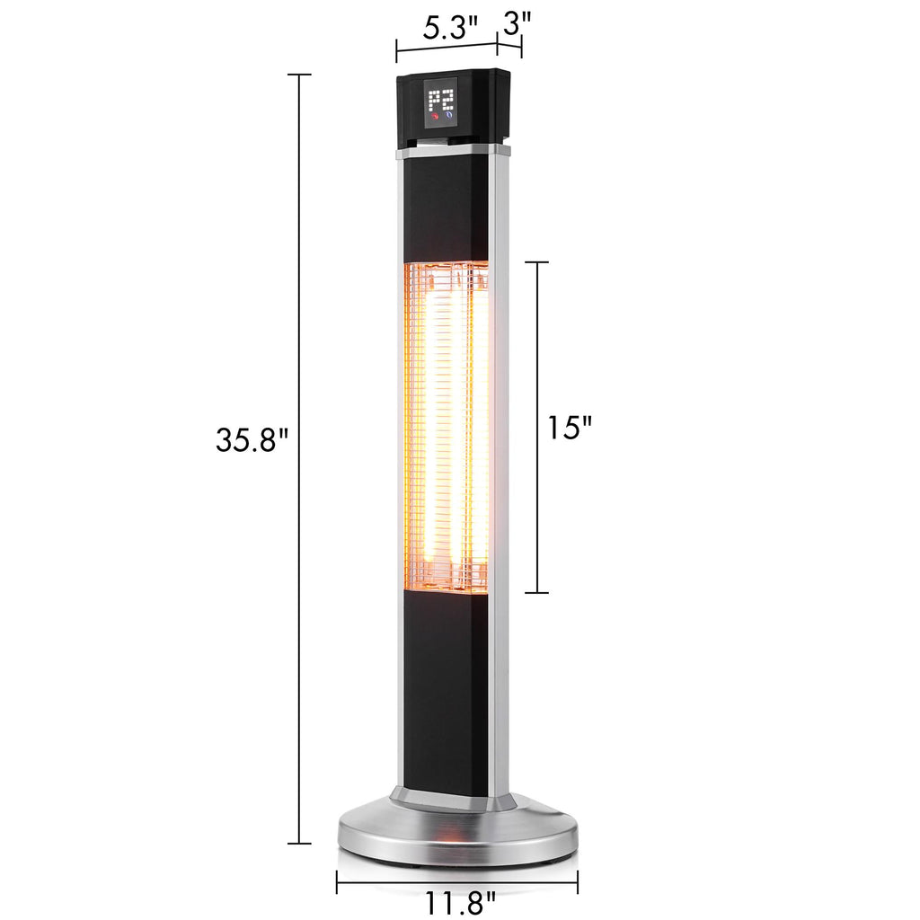 Erkang Standing Patio Space Heater for Indoor/Outdoor Electric