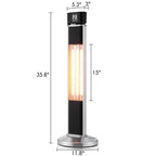 Erkang Standing Patio Space Heater for Indoor/Outdoor Electric