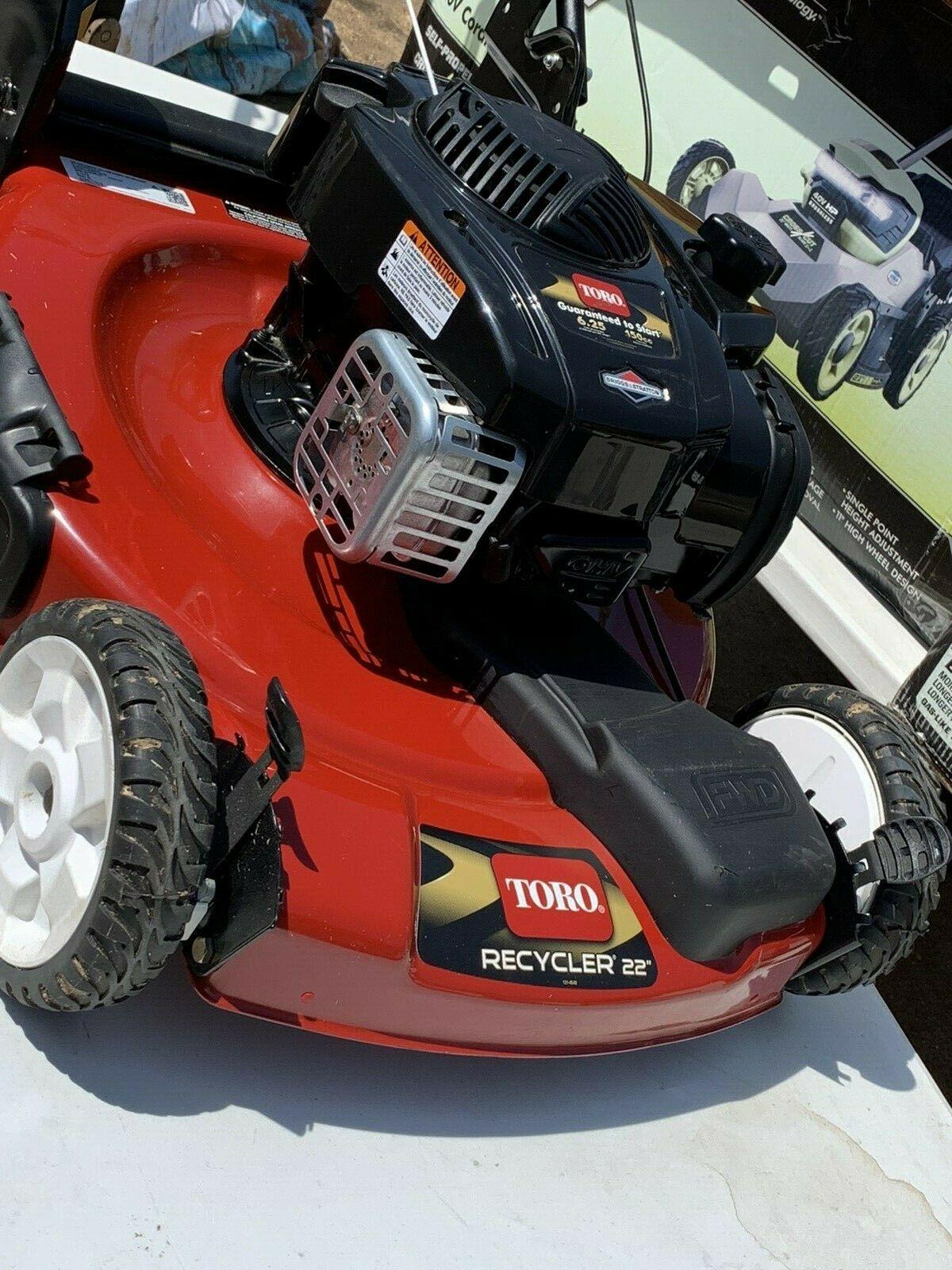 Self Propelled Mower Walk Behind Gas Recycler 22" High Wheel 150cc