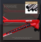 CHICAI High-Carbon Student Bike Adult 26-inch Beach Snow Fat Bike Mountain Cross-Country Steel Ultra-Wide Tire Sports Bike 21-30speed Low-Speed Racing (Size : 30-Speed)