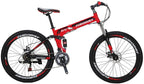 Mountain Bike TSM G4 21 Speed 26 Inches Wheels Dual Suspension Folding Bicycle