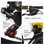Mountain Bike TSM G4 21 Speed 26 Inches Wheels Dual Suspension Folding Bicycle