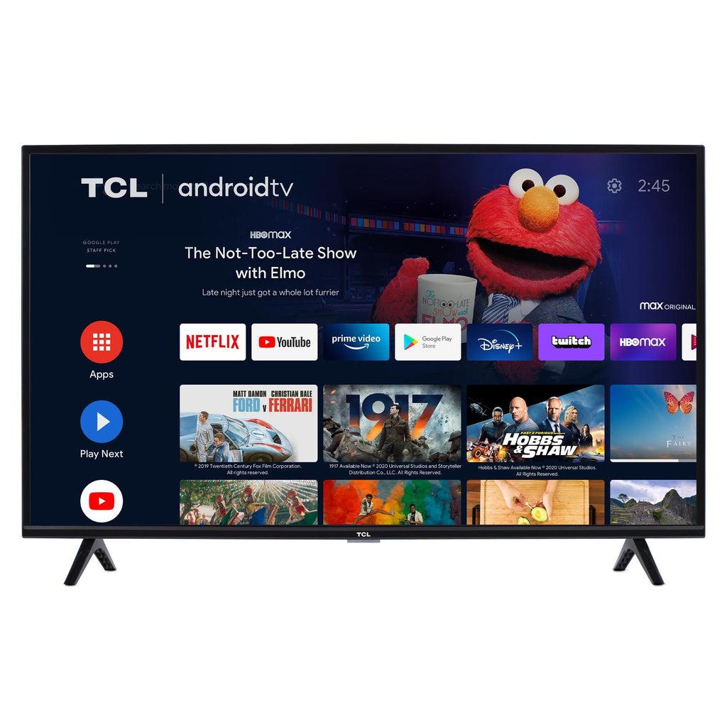 tcl 40" class 1080p fhd led android smart tv 3 series 40s330