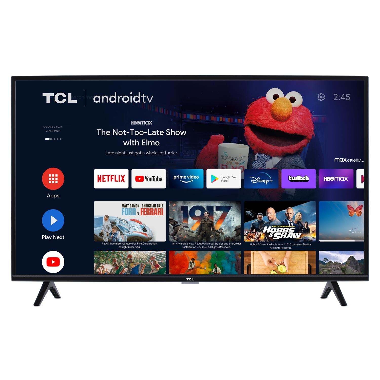 tcl 40" class 1080p fhd led android smart tv 3 series 40s330