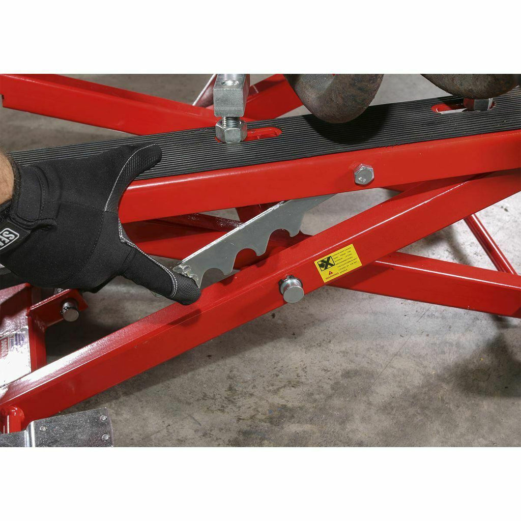 Sealey MC4500 Motorcycle & Quad Scissor Lift 500kg Capacity Hydraulic