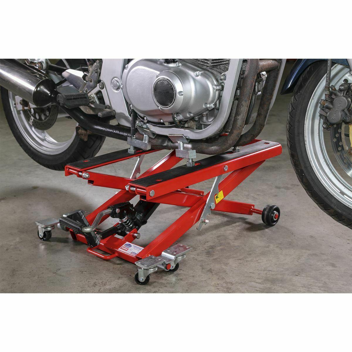 Sealey MC4500 Motorcycle & Quad Scissor Lift 500kg Capacity Hydraulic