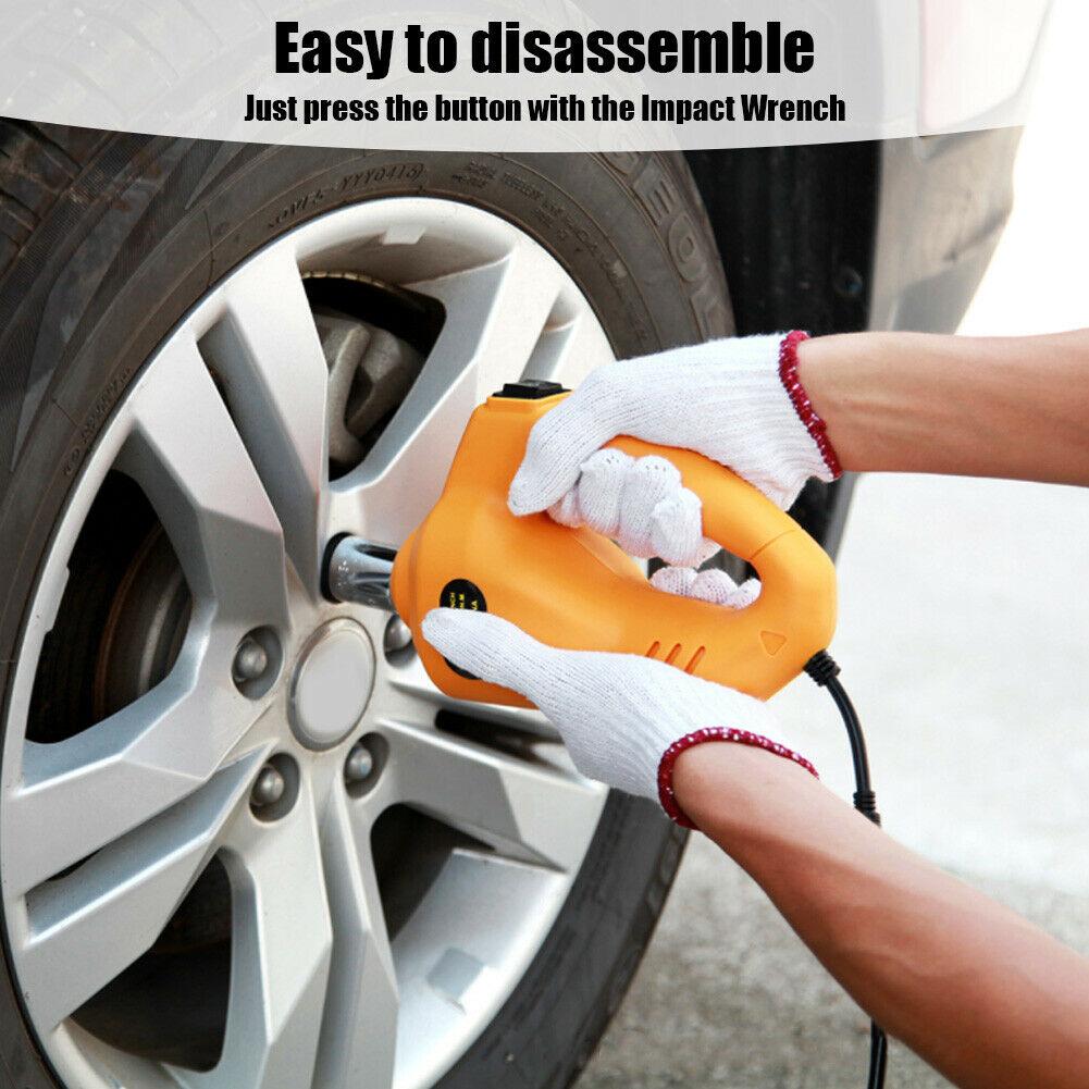 12V Automotive Electric Car Lifting  With Controller Impact Wrench 3 Ton